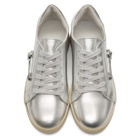 Versus Silver Safety Pin Sneakers