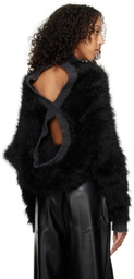 Sia Arnika Black Rib Cardigan