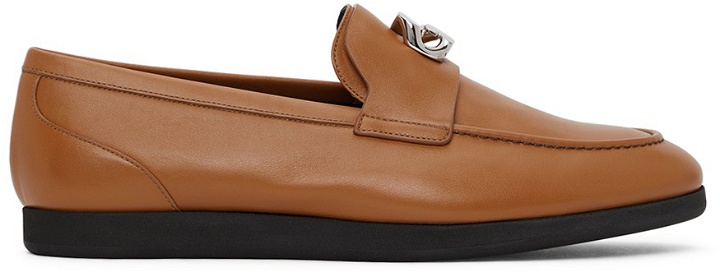 Photo: Givenchy Tan G Chain Loafers