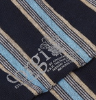 Corgi - Regimental Striped Cotton-Blend Socks - Blue