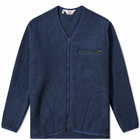 Battenwear Men's Lodge Cardigan in Navy