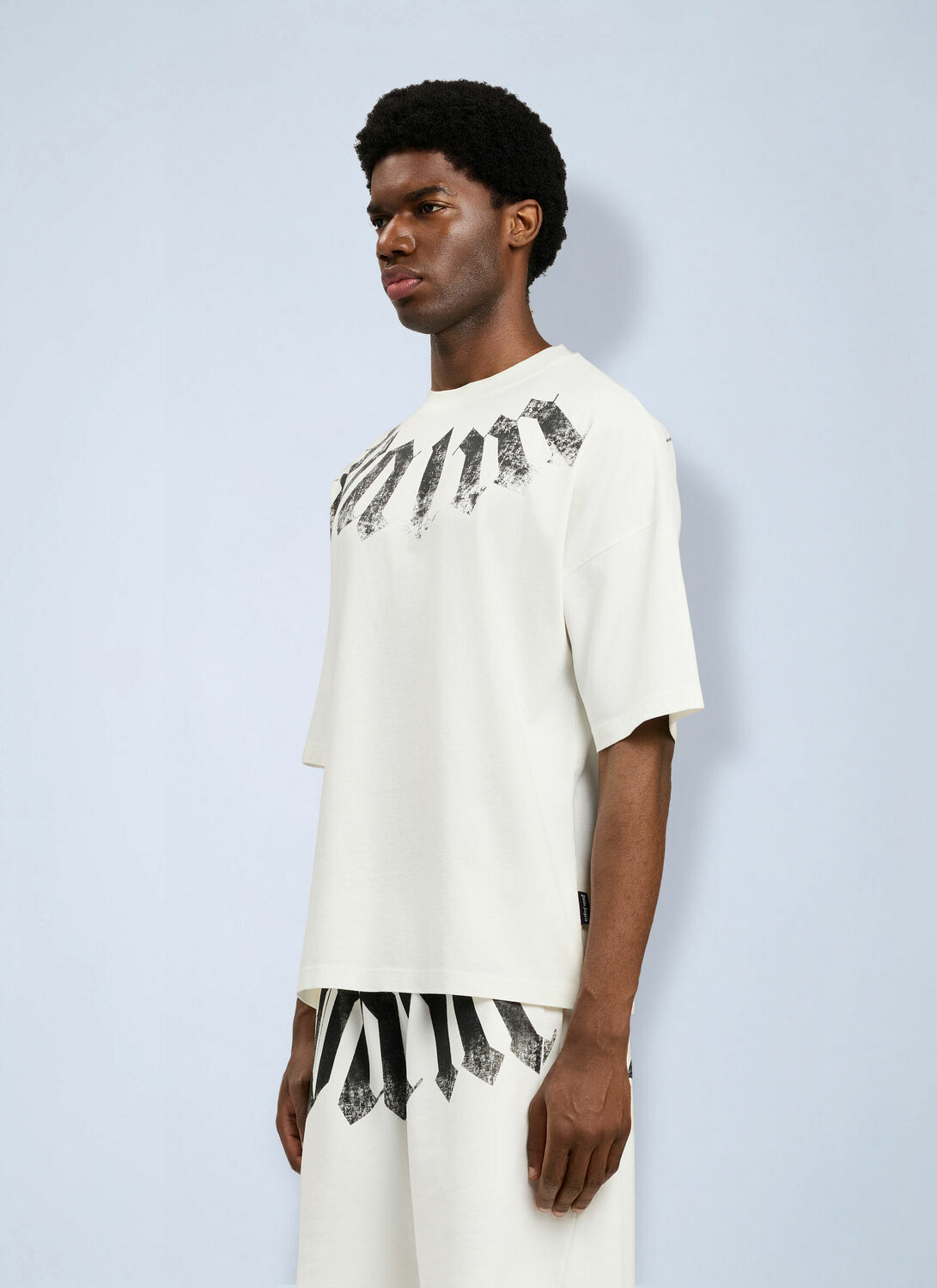Palm Angels Big Neck Logo Loose T-Shirt