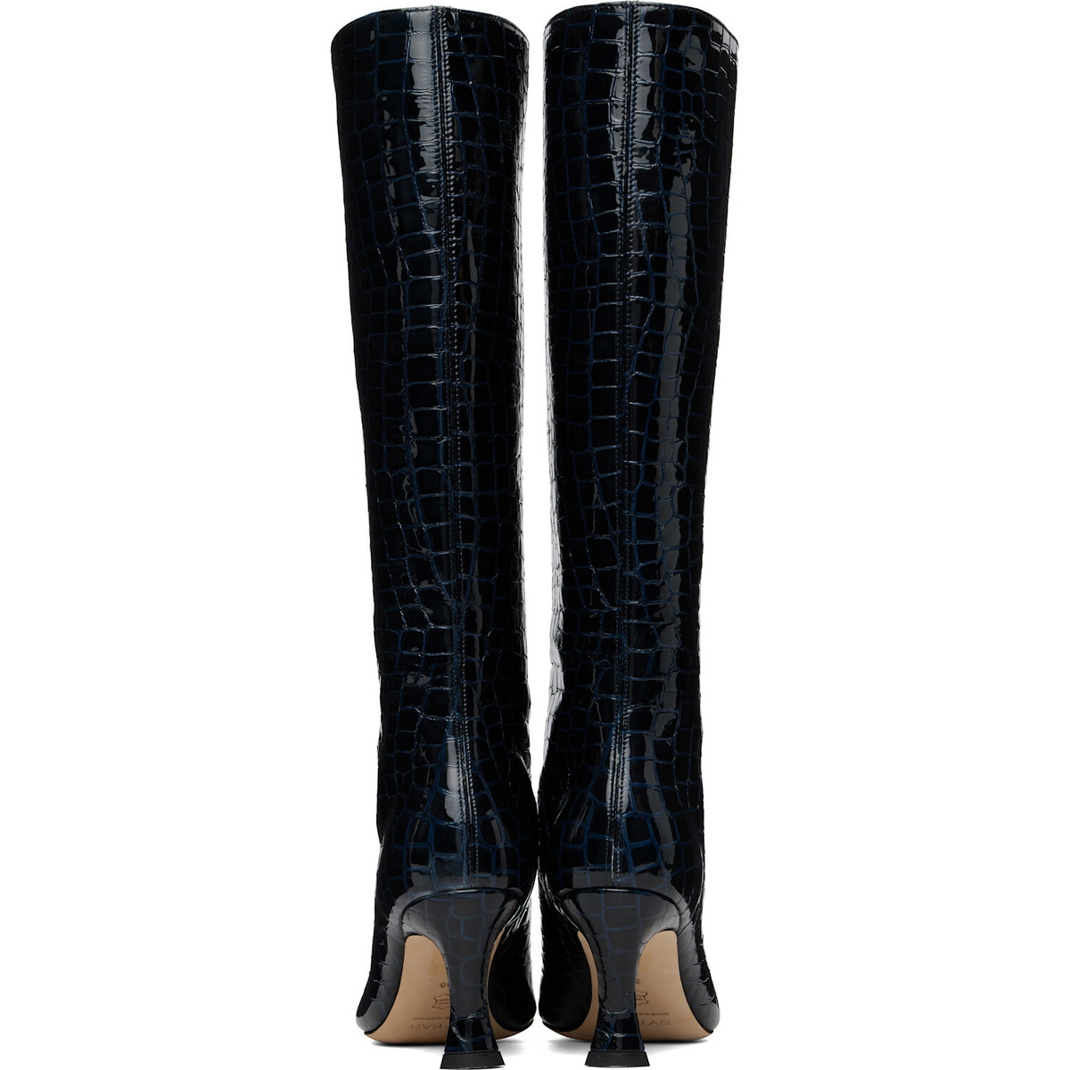 BY FAR Blue Stevie 42 Tall Boots