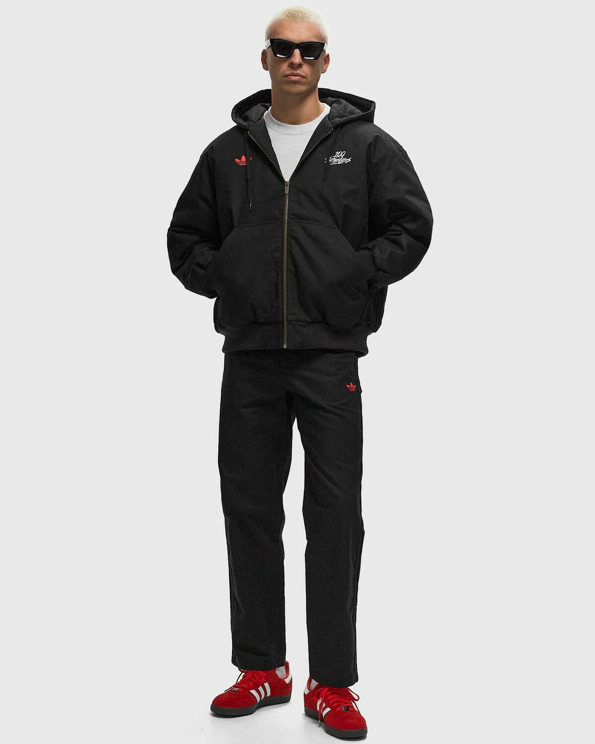 Adidas X 100 Thieves Jacket Beige Bomber Jackets adidas