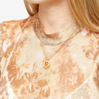 Simuero Women's Nectar Necklace in Gold/Orange