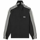 Y-3 Men's 3 Stripe Track Top in Black/Off White