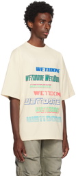 We11done Off-White Graphic T-Shirt