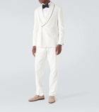 Brunello Cucinelli Cotton tuxedo jacket