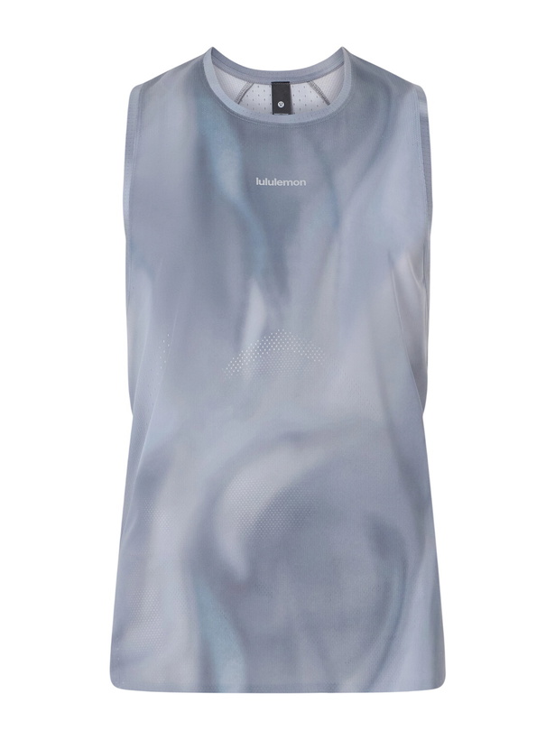 Photo: Lululemon - Streaker Recycled-Mesh Tank - Gray