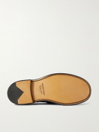 Bottega Veneta - James Woven Leather Penny Loafers - Black