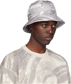 Moncler Genius 4 Moncler HYKE Gray Printed Bucket Hat