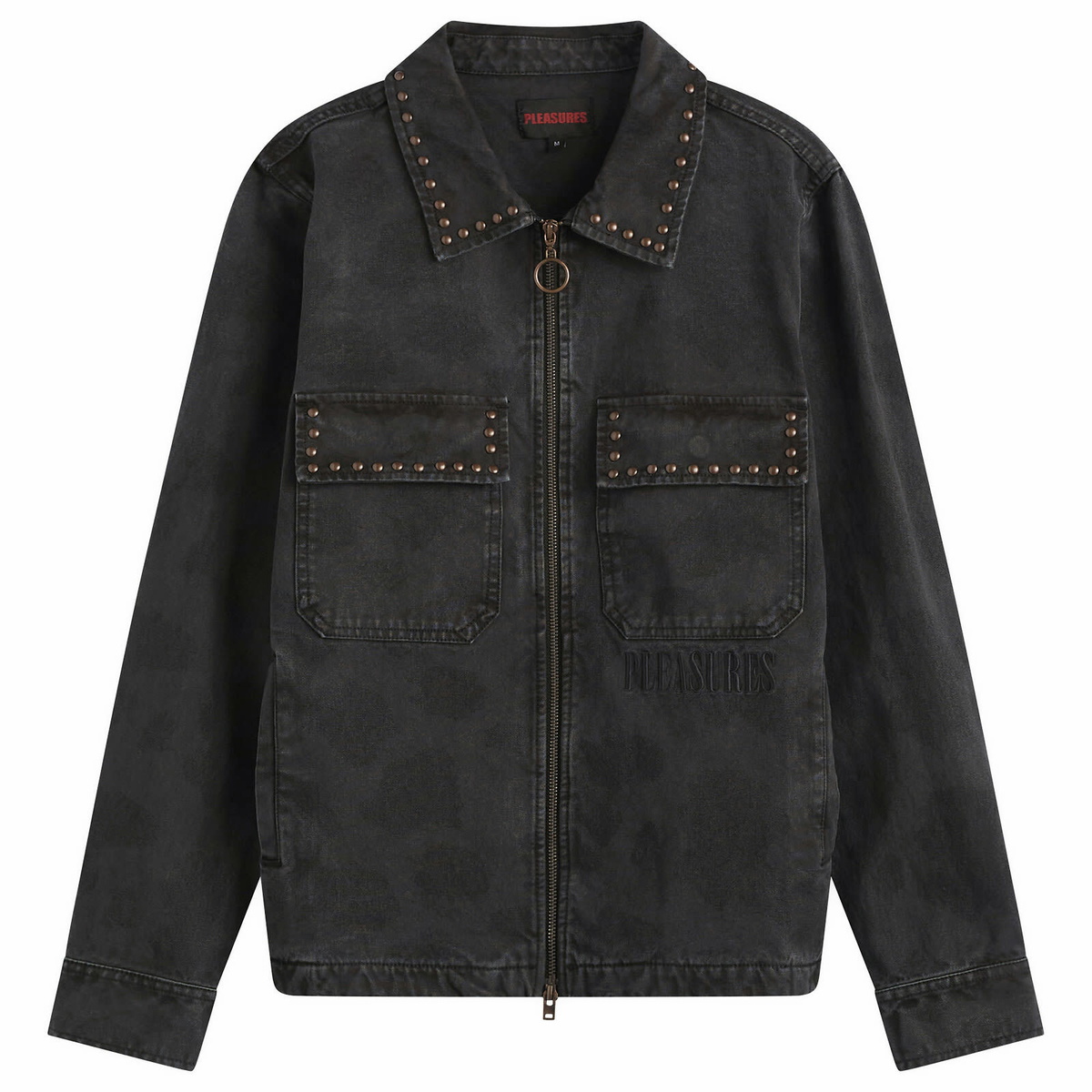 Pleasures Men's Cowhide Work Jacket in Black