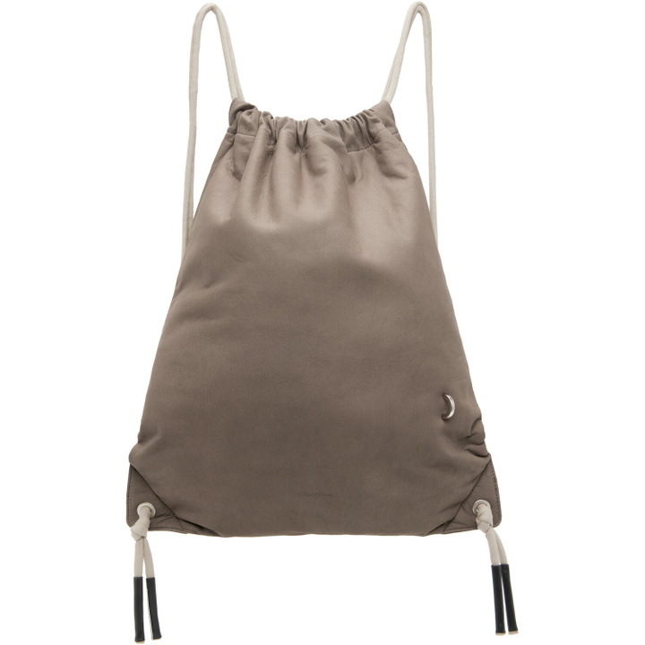 Photo: Rick Owens Gray Tower Drawstring Backpack