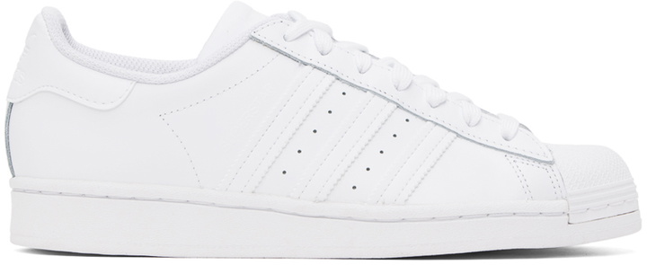 Photo: adidas Originals White Superstar Sneakers