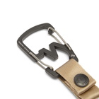 Master-Piece M-Carabiner Key Ring in Beige 