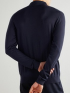 Kiton - Wool Polo Shirt - Blue