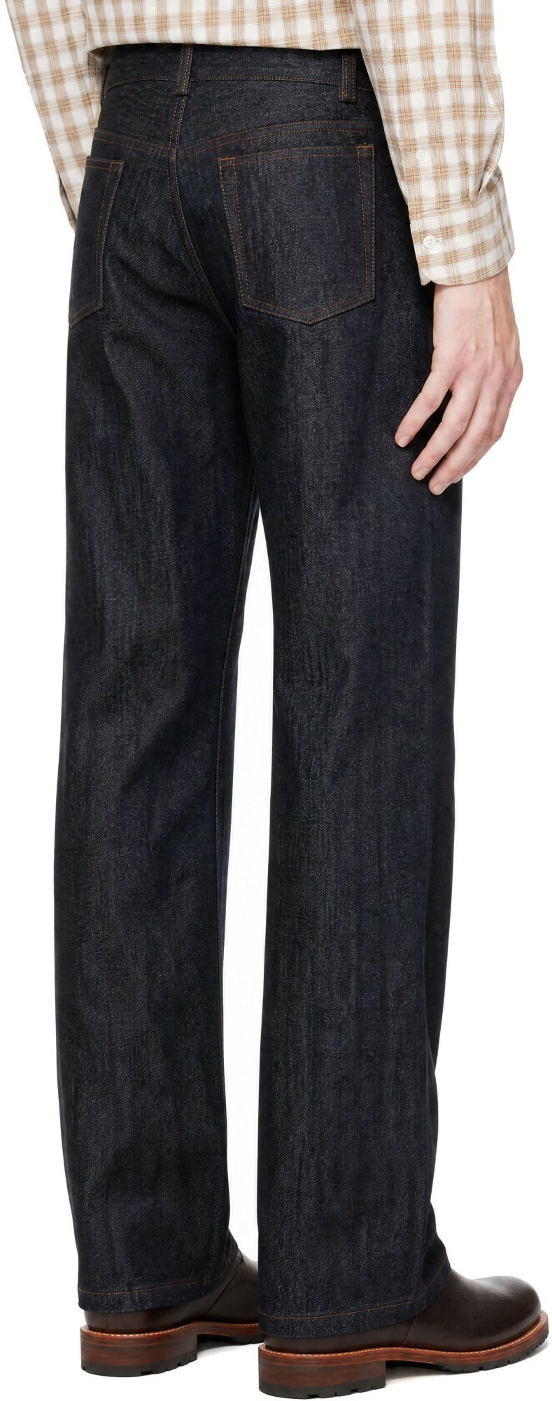 Carter Young Navy Selvedge Tate Jeans