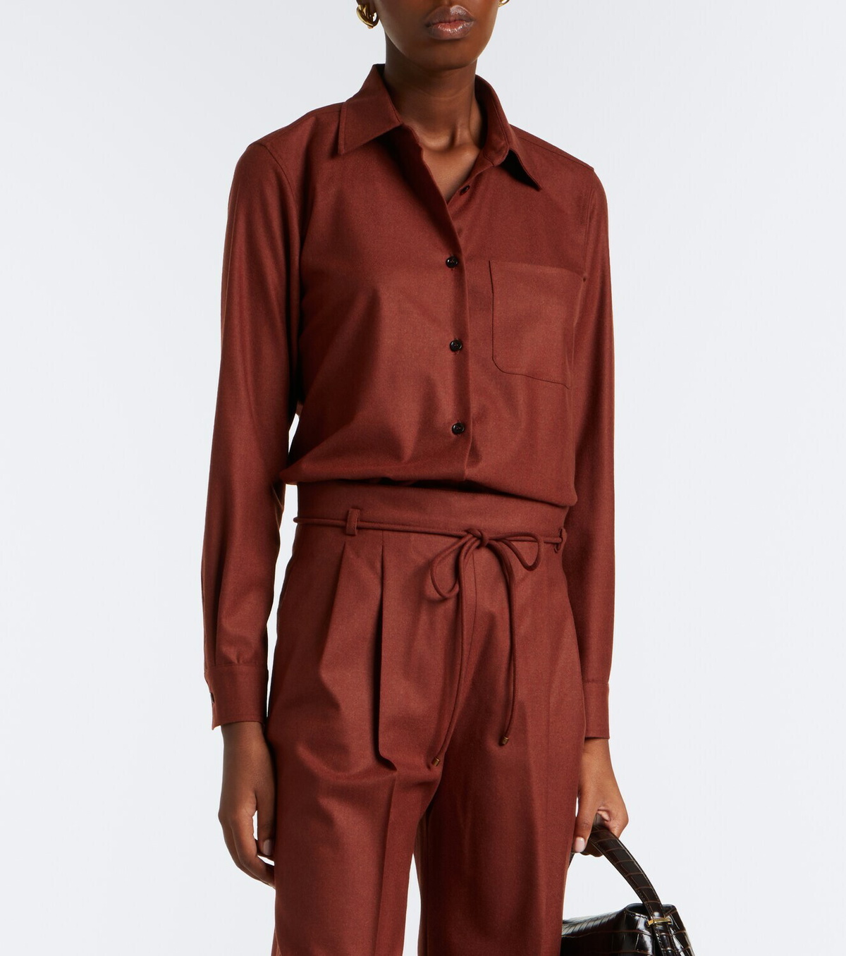 Max Mara Cashmere-blend shirt