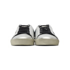 Saint Laurent Silver Used-Look Court Classic SL/06 Sneakers