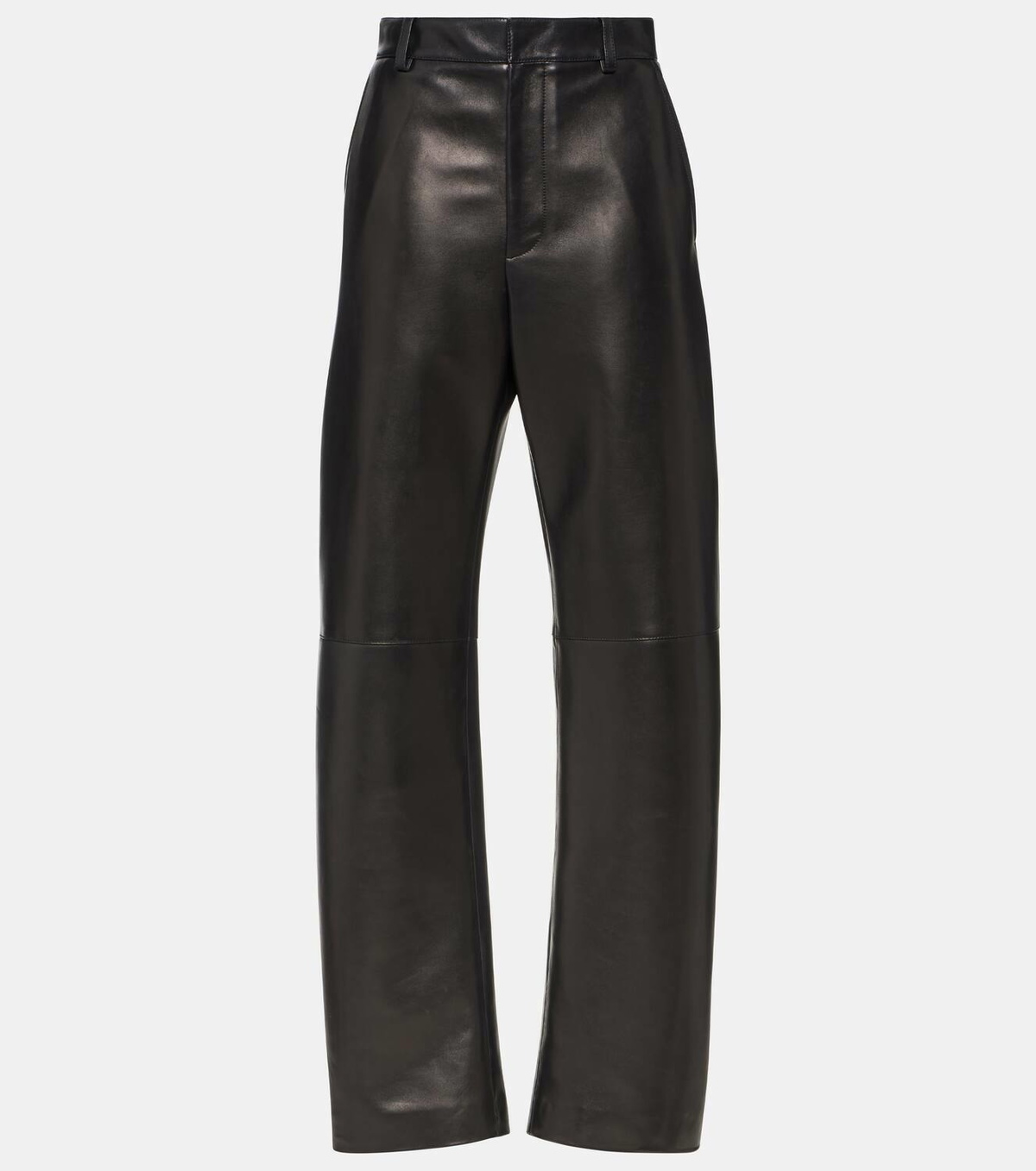 Bottega Veneta High-rise leather wide-leg pants Bottega Veneta