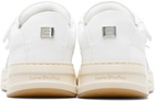 Acne Studios White Velcro Strap Sneakers