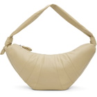 LEMAIRE Beige Large Croissant Bag