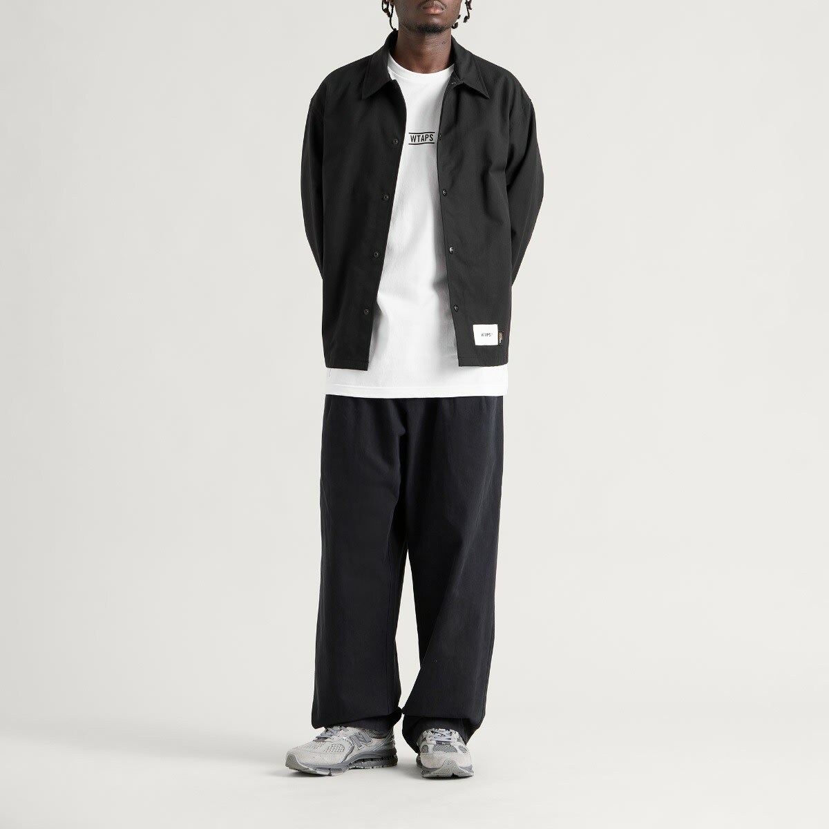 WTAPS Men's Brackets Short Sleeve T-Shirt in White