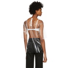 Jil Sander Transparent PVC Logo T-Shirt