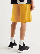 Y-3 - Cotton and Linen-Blend Piqué Drawstring Shorts - Yellow