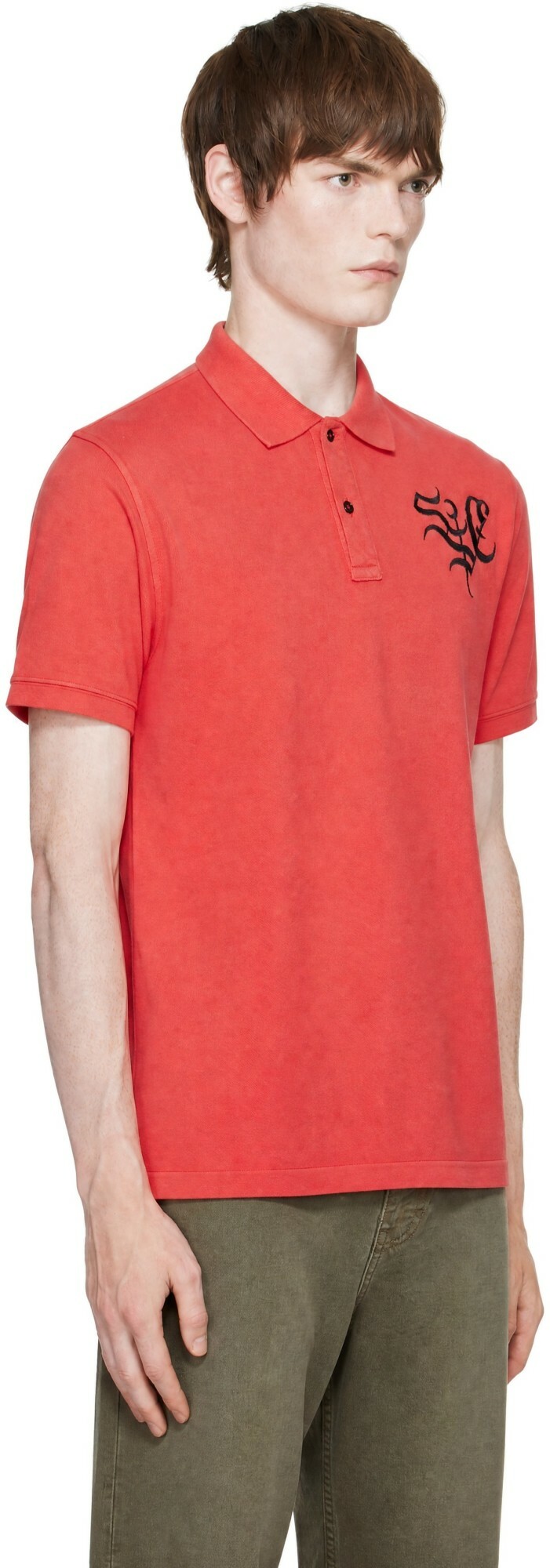 Stockholm (Surfboard) Club Red Garments Dyed Polo