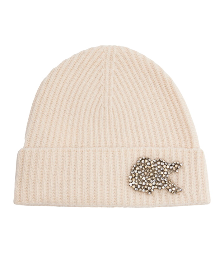 Photo: Erdem Embellished cashmere beanie