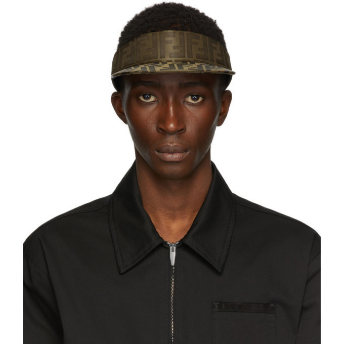 Photo: Fendi Brown Forever Fendi Visor