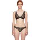 Fleur du Mal Black Underwire Lace Bra