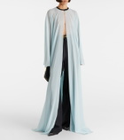 Tom Ford Leather-trimmed silk kaftan