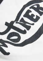 Mother Lil Goodie Ringer Logo-print Cotton T-shirt White