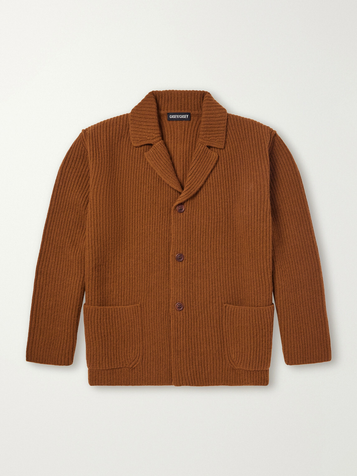Casey Casey - Panno Wool-Knitted Cardigan - Brown