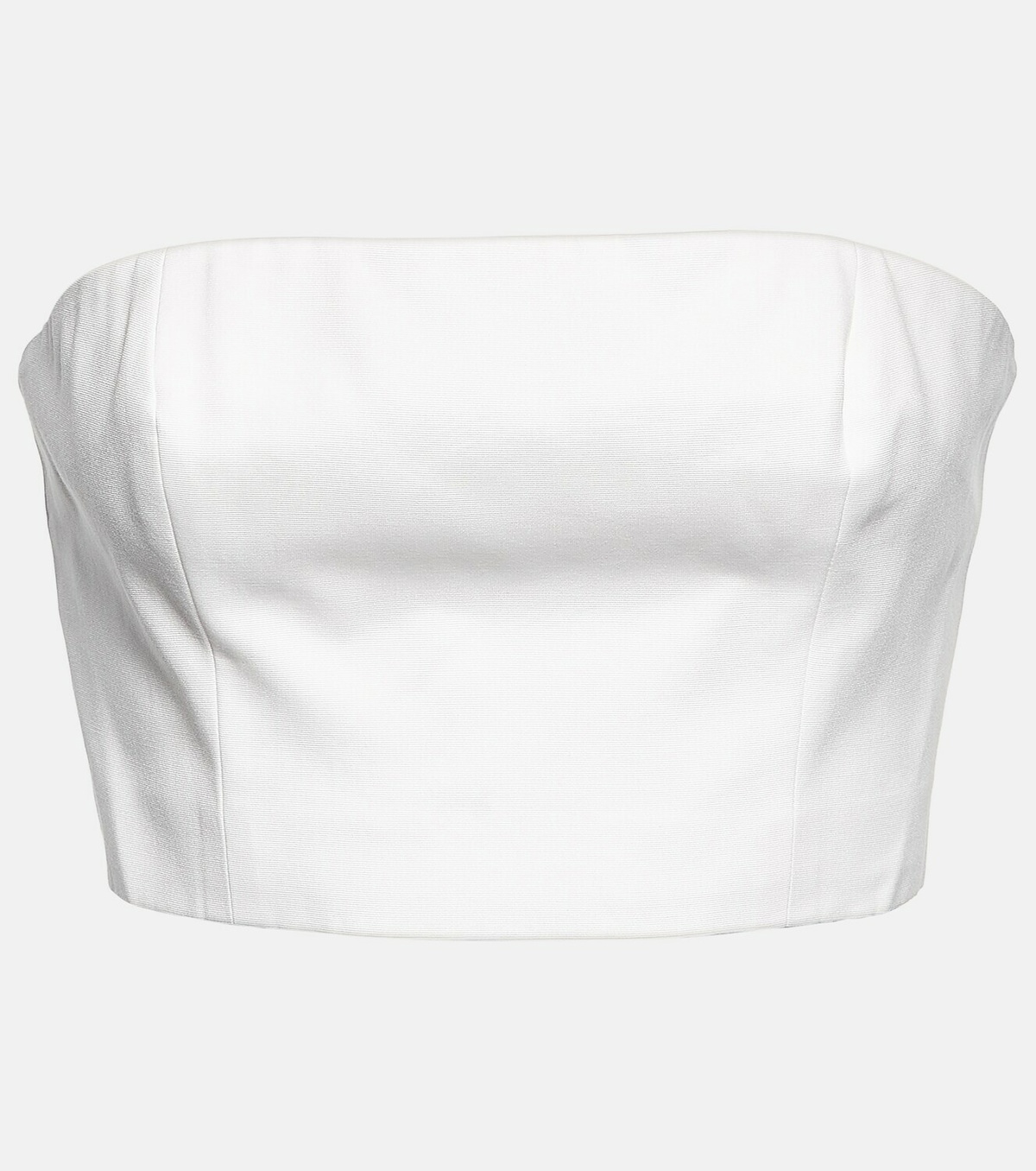 Staud - Bridal Nyla cotton-blend bandeau top