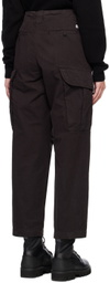 C.P. Company Black Microreps Loose Fit Trousers