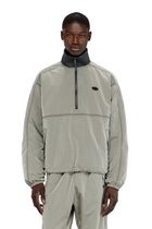 Diesel Nylon jacket with crinkle effect - Jackets Mens in Grey