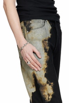 McQueen Silver Skull Chain Bracelet