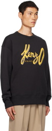 Kenzo Black Kenzo Paris Archive Oversize Logo Sweatshirt