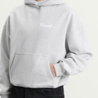 Picante Men's Tailor Chain-Stitch Hoodie in Grey Marl