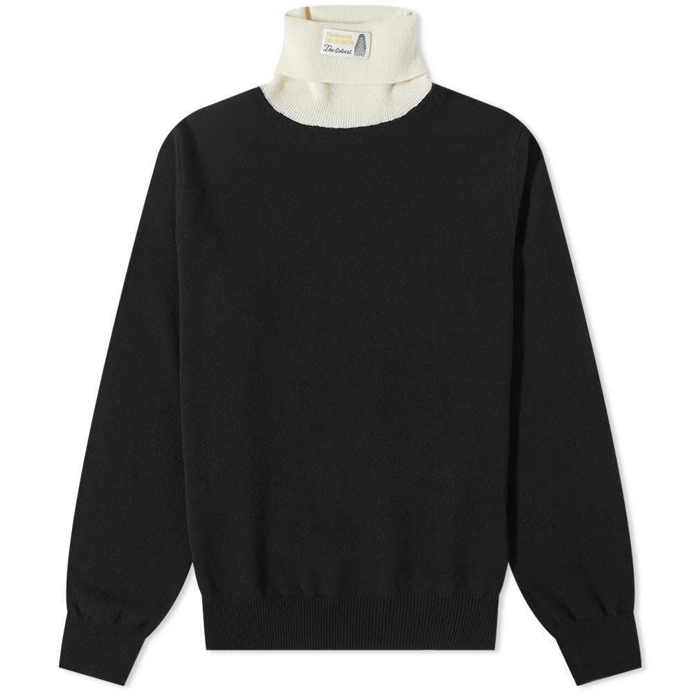 TAKAHIROMIYASHITA TheSoloist. Men's Turtle Neck Knit in Black