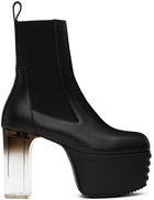 Rick Owens Black Minimal Grill Boots