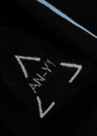 AN-Y1 Naples Funnel-neck Cashmere Jumper Black