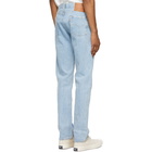 Levis Blue 501 93 Straight Jeans