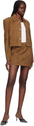 Stand Studio Tan Luz Suede Jacket