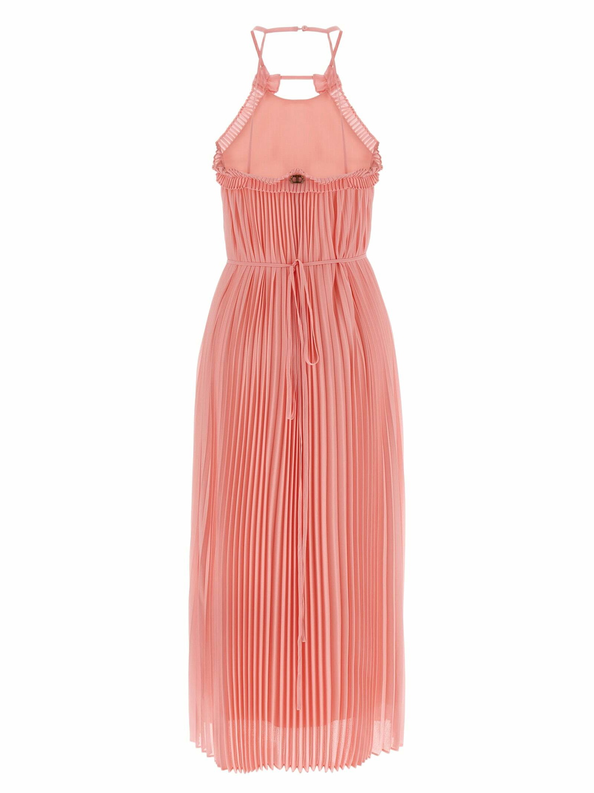 twinset pleated dress Twinset Pleated Maxi Dress - Green - 44% Off