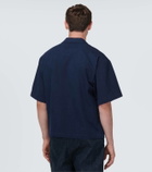 King & Tuckfield Denim wrap shirt