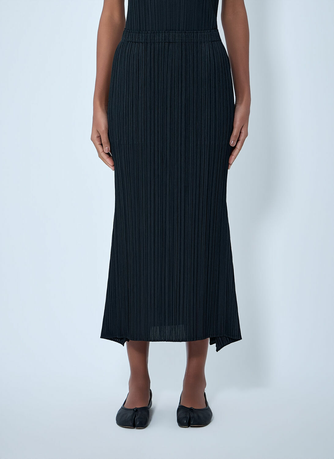 Pleats Please Issey Miyake Pleated Midi Skirt